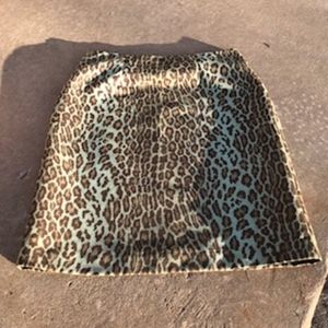 3 Sister's Cheetah Mini Skirt